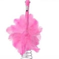 thumbnail image 3 of Rdhnmea Christmas Tree Topper Elegant Artificial Feathers Flamingo Tree Top Decoration for Party Holiday Indoor Outdoor Supplies, 3 of 9
