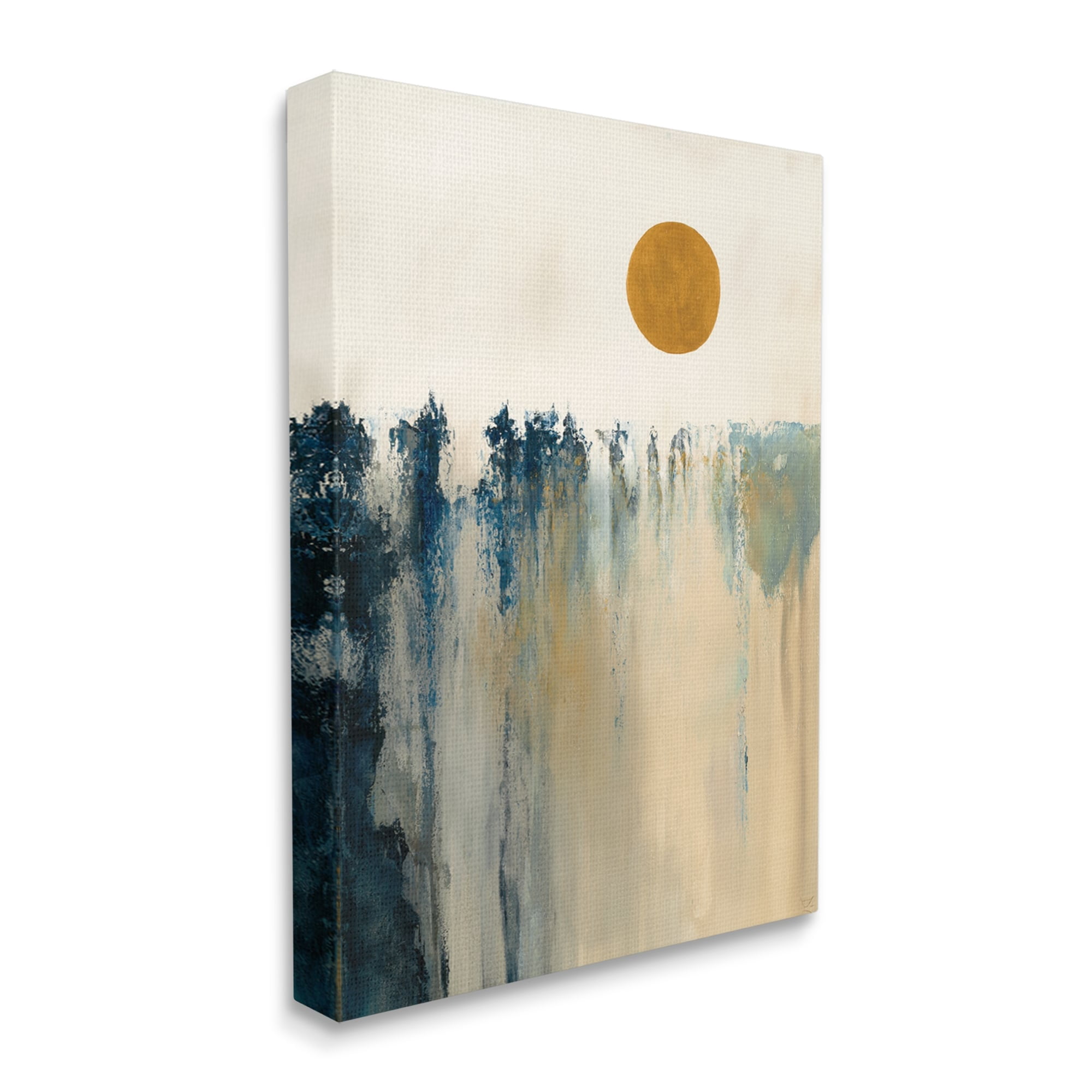 Stupell Industries Abstract Daytime Sun Landscape Fluid Shapes Design Canvas Wall Art, 36 x 48, Design by Dina D'Argo