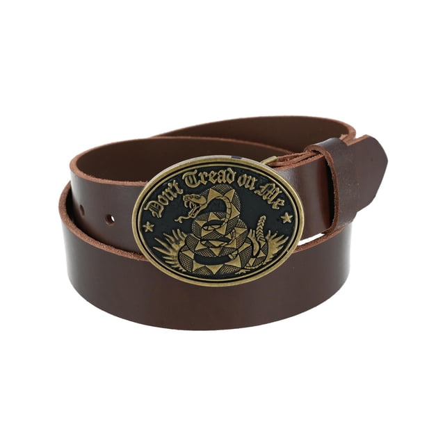 CTM® Bridle Belt with Don't Tread on Me Buckle (2 Buckle Set) (Men's)