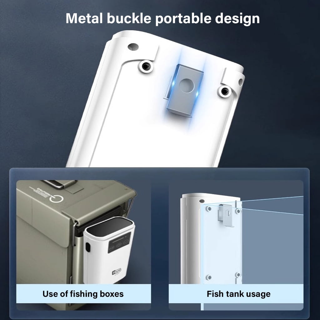 USB Rechargeable Aquarium Air Pumps, Quiet Portable Oxygen Aerator for Indoor Fish Tanks & Outdoor Fishing Camping
