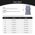 thumbnail image 4 of Balery Navy Blue And White Stripes Pattern Men's Workout Tank Top Gym Muscle Tee Fitness Bodybuilding Sleeveless T Shirt Quick Dry Fit Muscle Tank Top Slim-Fit Tank-, 4 of 7