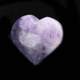 thumbnail image 3 of Hand-Carved Lepidolite Heart // 62 Grams, 3 of 3