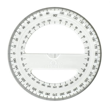 Helix Acrylic Protractor, Semi-Circle - Walmart.com