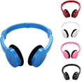 thumbnail image 2 of Auriculares inalámbricos Injueey estéreo de graves plegables para niña Niño con micrófono rosa, 2 of 6