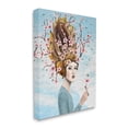 thumbnail image 4 of Stupell Industries Cherry Blossom Girl Botanical & Floral Painting Gallery Wrapped Canvas Art Print Wall Art, 30 x 40, 4 of 8