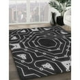 thumbnail image 3 of Ahgly Company Machine Washable Indoor Rectangle Transitional Platinum Gray Area Rugs, 7' x 10', 3 of 7