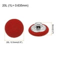 thumbnail image 2 of Unique Bargains 10pcs 20L Fabric Cloth Covered Button 12.5mm Round Metal Shank Sewing Buttons for Suits Dress Blouses, Red, 2 of 5