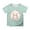 Mint Green, variant on Easter Themed Casual Short Sleeve Printed Tee for Girls Comfortable Blend Top Tween Kids Summer Soft Comfy Cute Basic Tees