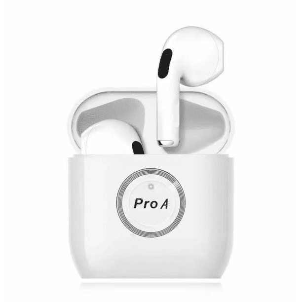 UrbanX Écouteurs Sans Fil S80 Pro True avec 4 Micros, Contrôle Tactile Bluetooth 5.0, Charge Rapide, Basses Profondes, Écouteurs de Détection Intra-Auriculaires, pour Sony Xperia C5 Ultra Dual, 38H de Jeu (Blanc)