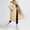 *Khaki, variant on ClodeEU Women's Winter Mid Length Hooded Padded Coat, Oversized Warm Puffer Long Coats Jackets Khaki,Womens Plus XL