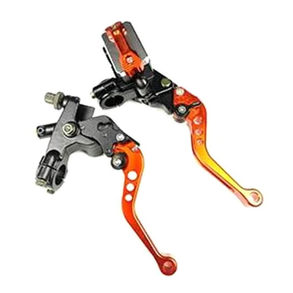 Huhudde Motorcycle Handle Brake Pump Lever Master Cylinder Clutch 7/8" 22mm Universal