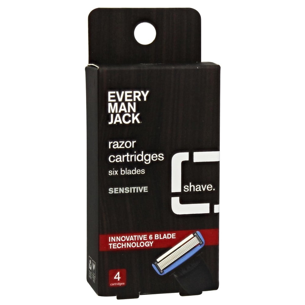 Every Man Jack Razor Cartridges 4 Pack