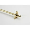thumbnail image 1 of Zoroufy 01506-03517 84 in. Heritage Solid Stair Rod Set Regular Brackets Acorn Finial in Polished Brass, 1 of 1