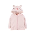 thumbnail image 1 of Chamarra con Gorro Orejas de Conejo en Microfleece Baby Creysi  Rosa 3 a 6 Meses, 1 of 3