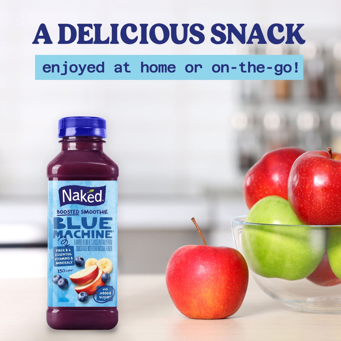 Naked Boosted Smoothie Blue Machine, 15.2 fl oz Bottle