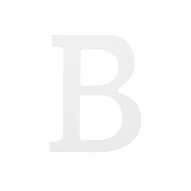Unique Bargains Unfinished Wooden Letters B 4.3 Inch Wooden Alphabet Letters Decoration for DIY