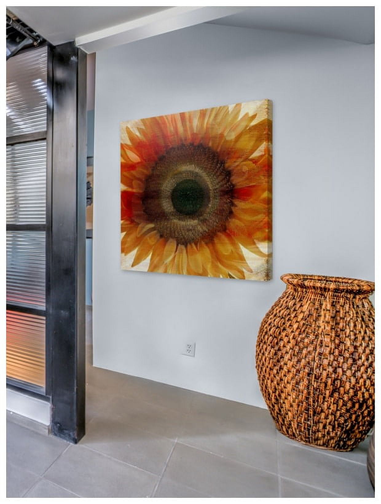 "Flower Strokes III" Painting Print on Wrapped Canvas