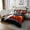 Black Orange, variant on Erosebridal Parachute Coverlet Set King, Extreme sports Bedding Set, Boys Adults, 3-Piece