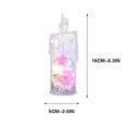 thumbnail image 3 of Ke1Clo Night Light under $5! LED Simulation Electronic Candle Rose Heart Decor for Bedroom Gift Romantic Ambiance, 3 of 3
