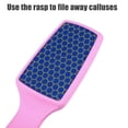 thumbnail image 3 of Foot File Removes Dead Skin Pedicure Foot Scrubber Dead Skin Callus Remover Pink ABS, 3 of 7