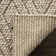thumbnail image 4 of SAFAVIEH Natura Glenda Geometric Diamonds Wool Area Rug, Beige, 9' x 12', 4 of 7