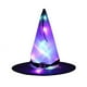 thumbnail image 4 of Advancent Sombrero con luces LED para vacaciones de Halloween que brilla intensamente, se puede usar en la cabeza o como colgante, sombrero de bruja, Iluminación navideña Violeta Advancent HA006911-04B, 4 of 6