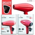 thumbnail image 5 of Secadora de cabello Brillant Ceramic ION GAMA ITALY Tecnología Ceramic Ion efecto antifrizz y Nano Silver antibacterial, 3 Temperaturas, 2 Velocidades, Botón de Aire Frío, Boquilla Concentradora, 5 of 5