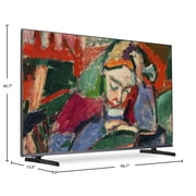 Restored Hisense 75-Inch Class QLED 4K S7N CanvasTV Series Dolby Vision HDR Google Smart TV 75S7N - 144Hz, Art Mode, Anti-Glare Panel, Hi-Matte Display, UltraSlim Wall Mount & Frame Included