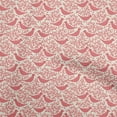 thumbnail image 1 of oneOone Cotton Poplin Pink Fabric Asian Bird Block Print Sewing Craft Projects Fabric Prints By Yard 42 Inch Wide, 1 of 4