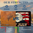 thumbnail image 7 of 1 Pcs License Plate Covers & Frames, 4th of July Eagle For Decorative Front, Waterproof For Decoration Aluminum License Plate Covers & Frames Cover For Men Women, 12" X 6", 7 of 7
