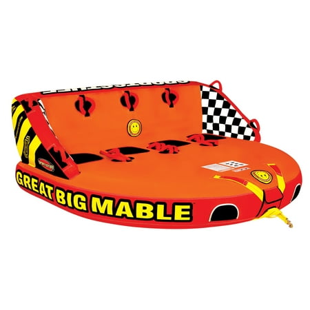 Covered Towable - SPORTSSTUFF GREAT BIG MABLE Towable Tube, 1-4 riders