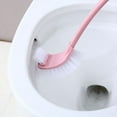 thumbnail image 6 of Multifunctional Cleaning Brush with Long Holder, Dishing & Toilet Brush, Pots and Bottles Washing, Shower Bathroom Kitchen Sink, Wall Grout and Corner Scrubber, Comfort Grip, Flexible Bristles, Pink, 6 of 6