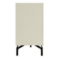 thumbnail image 5 of Furniture of America Kono Contemporary 60" Buffet with 6-Shelf and 4-Door, Cream Weave, 5 of 16