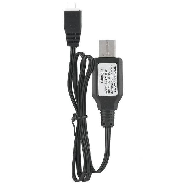 USB Charging Cable, 5V Charging Cable RC Car Upgrade Parts, Car Battery For 1/18 9300-9304 Series High Speed Car 2S 7.4V Lipo 60cm 9300-9304 1/18 RC Model Car
