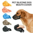 thumbnail image 2 of Grofry Dog Muzzle Silicone with Adjustable Strap Wear-resistant Portable Prevent Bite Pet Muzzle for Outdoor Walking Anti-Licking Anti-Barking Muzzle for Medium Large Dog, 2 of 8