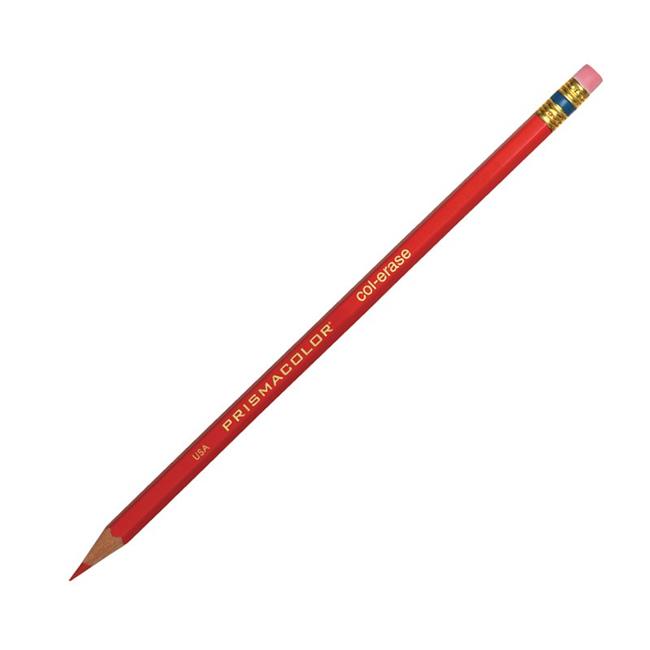Sanford L.P. SAN2004512 Color Erase Pencil, Red 12 Each