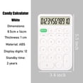 thumbnail image 2 of Calculadora 12 dígitos VEWINGL blanca, 2 of 3