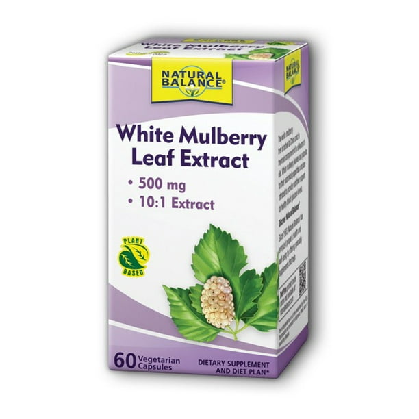 White Mulberry Leaf Extract Natural Balance 60 VCaps
