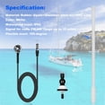 thumbnail image 5 of Antena de Radio Marina Universal AM/FM, Resistente Al Agua IP66, para Coche, Todoterreno, UTV, Caravana, Camión ., 5 of 5