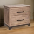 thumbnail image 6 of Benjara BM311872 29 in. Umey Nightstand with Drawer Metal Handle Support Legs, Wood & Brown, 6 of 6