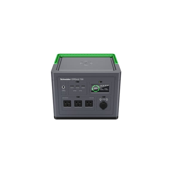 APC PPS730 APC SCHNEIDER OFFGRID PORTABLE POWER STATION 730, 120V, 738WH LITHIUM-ION, 3 NEMA, S