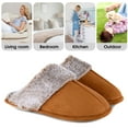 thumbnail image 5 of LORDFON Warm Womens House Slippers with Fluffy Fuzzy Plush Lining for Winter, 5 of 7