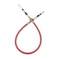 thumbnail image 2 of DYNWAVECA Shifter Cable 4 ft Length Red Premium Easy Installation Sturdy Spare Parts Direct Replaces Eyelet Threaded for B&M 80832, 2 of 7