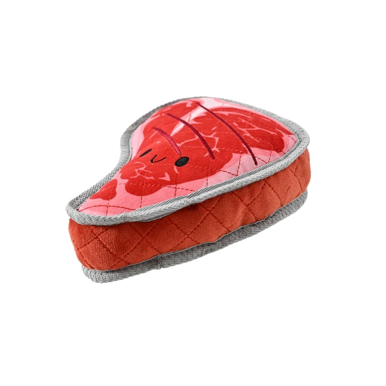 Vibrant Life Tough Steak Plush Dog Toy, Multicolor photo 7