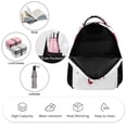 thumbnail image 5 of Hazbin Hotel Schoolbag Daypack Lightweight Backpacks School Bookbag Unisex Casual Rucksack for Outdoor, 5 of 8
