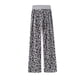 thumbnail image 4 of Sexy Dance Pantalones de salón Palazzo de talla grande para mujer, pantalones de pijama informales holgados de leopardo, ropa de dormir, 4 of 4