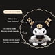 thumbnail image 4 of Sanrio-peluche de Hello Kitty para niños, juguete de felpa suave de 30cm, Kawaii, serie negra y dorada, Kuromi, 4 of 4