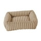 thumbnail image 3 of Cama para perros, sofá para perros, perrera suave y cálida de invierno, linda cama para gatitos con fondo antideslizante, suministros Beige, 3 of 9