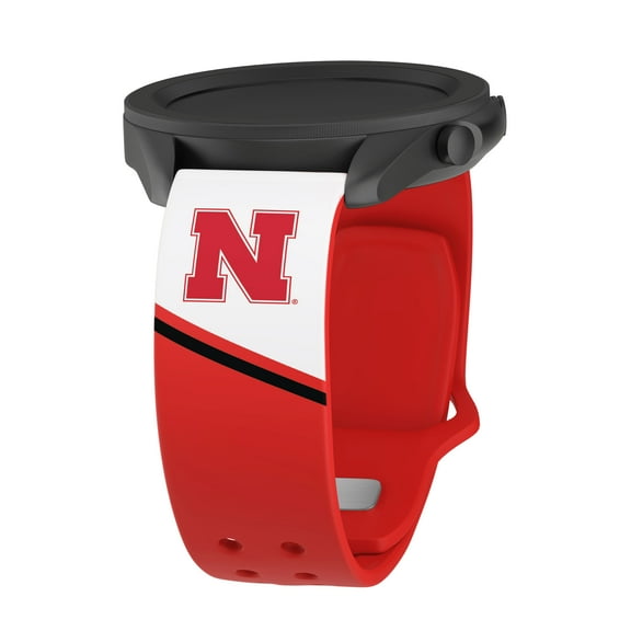 Huskers HD Champion Series Unisex Watch Band for Samsung Galaxy Watch 4 - 7 and More, 22mm Long by Affinity Bands