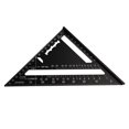 thumbnail image 2 of Woodworking Triangular Ruler, Accurate Black Guitar Action Gauge  Ruler Great Wear Resistance  for Instrument Production, 2 of 8
